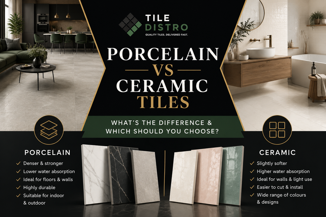 Porcelain VS Ceramic Tiles